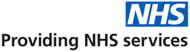 NHS services logo with text.